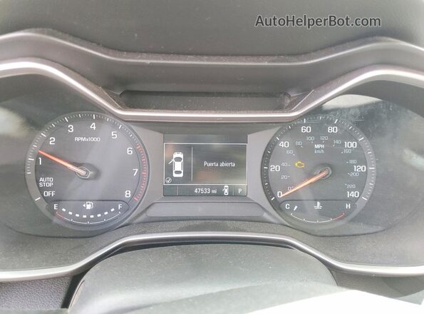 KL79MMS22MB106927 2021 CHEVROLET TRAILBLAZER Red Instrument cluster view