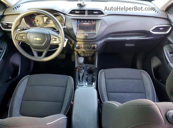 KL79MMS24MB015528 2021 CHEVROLET TRAILBLAZER Gray Dashboard view