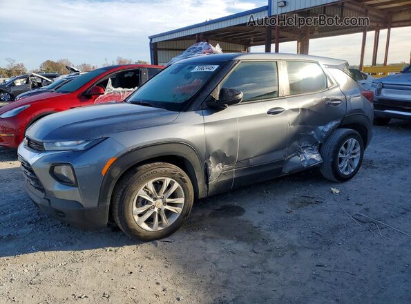 KL79MMS24MB015528 2021 CHEVROLET TRAILBLAZER Gray Front left