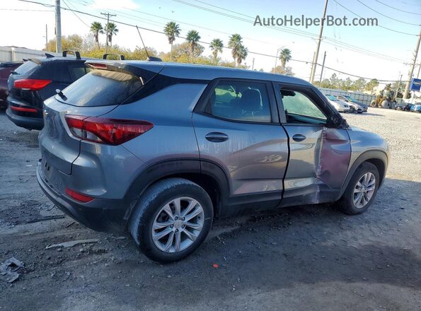 KL79MMS24MB015528 2021 CHEVROLET TRAILBLAZER Gray Rear right
