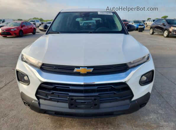 KL79MMS24PB188745 2023 CHEVROLET TRAILBLAZER White წინა ხედი
