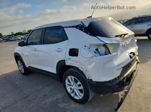 KL79MMS24PB188745 2023 CHEVROLET TRAILBLAZER White უკანა მარცხენა