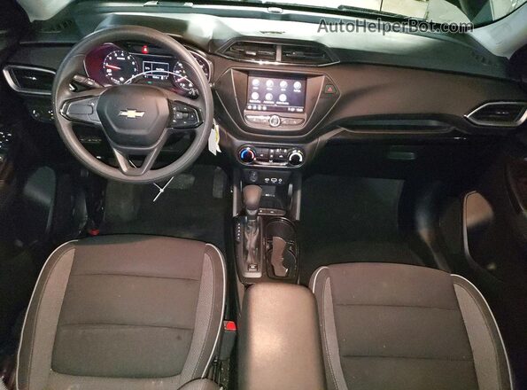 KL79MMS25MB089542 2021 CHEVROLET TRAILBLAZER Black Вид панелі приладів