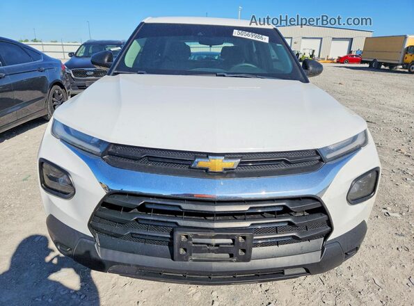 KL79MMS25NB105787 2022 CHEVROLET TRAILBLAZER White წინა ხედი