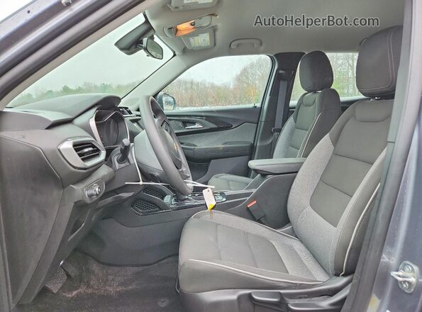 KL79MMS26MB100712 2021 CHEVROLET TRAILBLAZER Gray Widok wnętrza z przodu