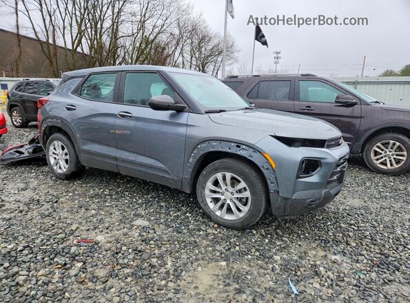 KL79MMS26MB100712 2021 CHEVROLET TRAILBLAZER Gray Przód prawy