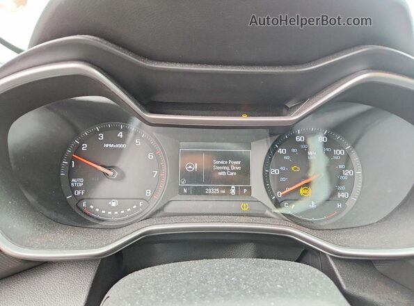 KL79MMS26MB100712 2021 CHEVROLET TRAILBLAZER Gray Widok zestawu wskaźników