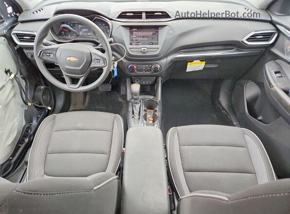 KL79MMS26MB100712 2021 CHEVROLET TRAILBLAZER Gray Widok deski rozdzielczej