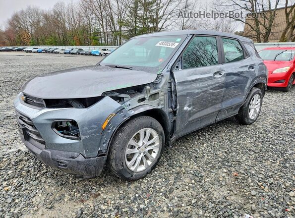 KL79MMS26MB100712 2021 CHEVROLET TRAILBLAZER Gray Przód lewy