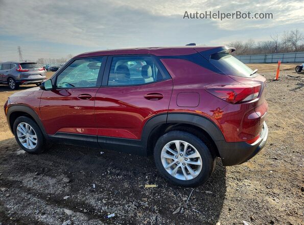 KL79MMS28RB038155 2024 CHEVROLET TRAILBLAZER Burgundy უკანა მარცხენა