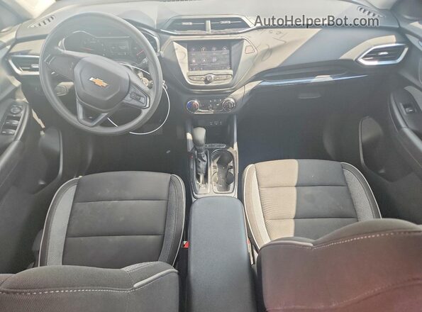 KL79MMS2XMB176210 2021 CHEVROLET TRAILBLAZER White Widok deski rozdzielczej