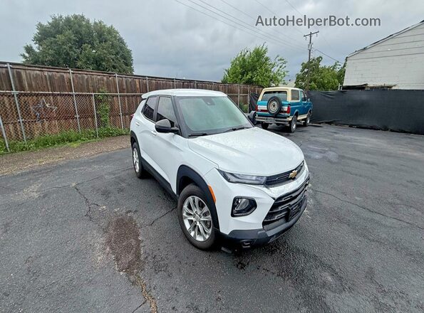 KL79MMS2XNB103825 2022 CHEVROLET TRAILBLAZER Белый Передняя левая четверть