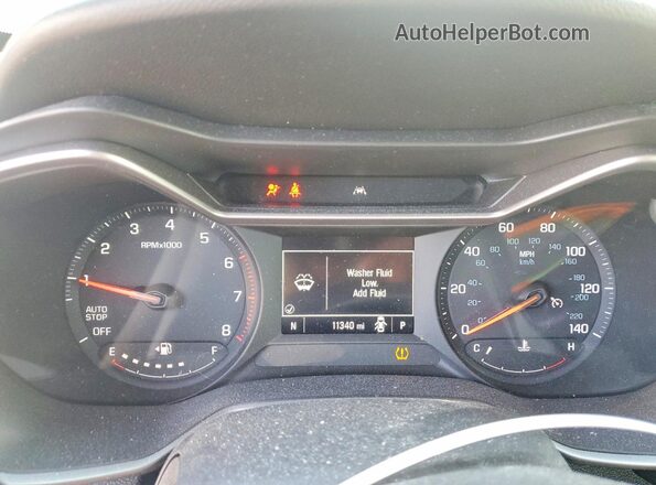 KL79MMS2XPB213289 2023 CHEVROLET TRAILBLAZER Black Widok zestawu wskaźników