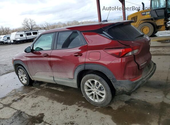 KL79MMSL4RB114642 2024 CHEVROLET TRAILBLAZER Red უკანა მარცხენა