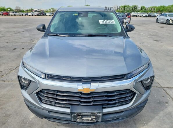 KL79MMSL7RB066330 2024 CHEVROLET TRAILBLAZER Gray Вид спереду