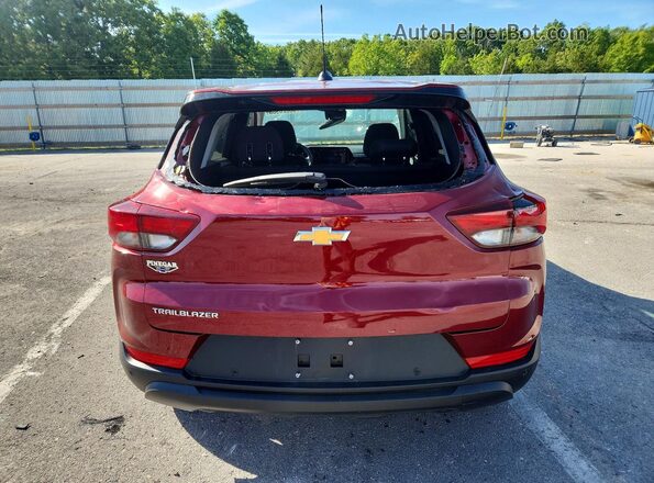 KL79MMSP7SB012325 2025 CHEVROLET TRAILBLAZER Red უკანა ხედი