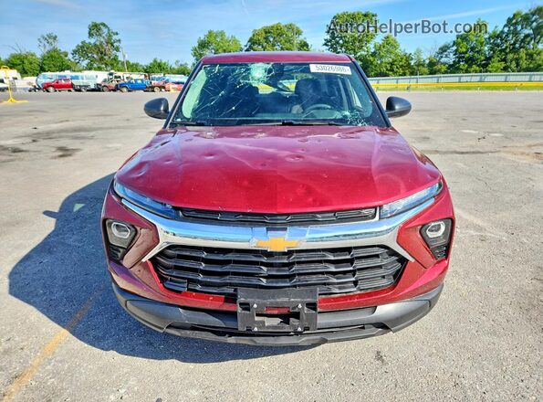 KL79MMSP7SB012325 2025 CHEVROLET TRAILBLAZER Red წინა ხედი