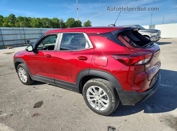 KL79MMSP7SB012325 2025 CHEVROLET TRAILBLAZER Red უკანა მარცხენა