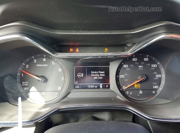 KL79MPS24PB136064 2023 CHEVROLET TRAILBLAZER Blue Вид щитка приладів
