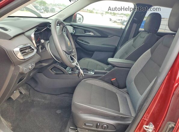 KL79MPSL0NB068772 2022 CHEVROLET TRAILBLAZER Red Vista interior delantera