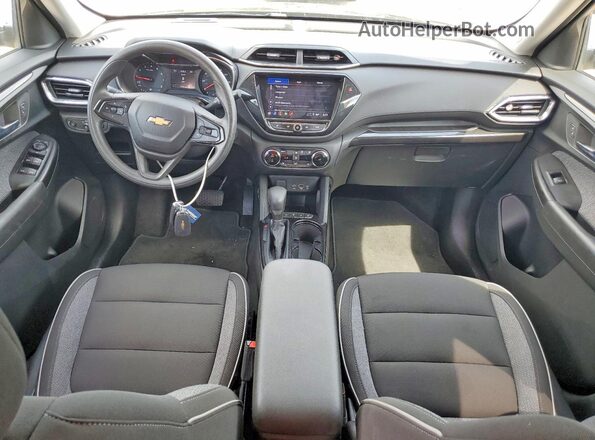 KL79MPSL1NB077268 2022 CHEVROLET TRAILBLAZER Black Widok deski rozdzielczej