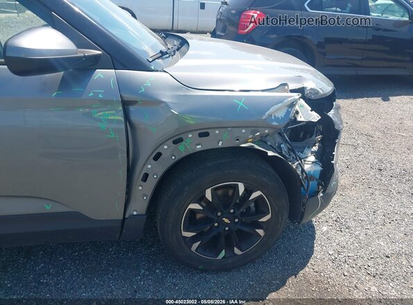 KL79MPSL2MB005820 2021 CHEVROLET TRAILBLAZER Gray Widok z przodu