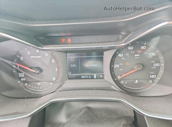 KL79MPSL2MB076936 2021 CHEVROLET TRAILBLAZER Синий Вид щитка приборов