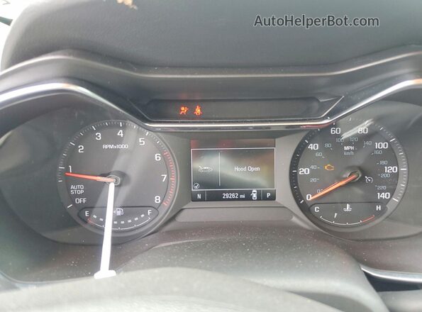 KL79MPSL4MB132505 2021 CHEVROLET TRAILBLAZER Белый Вид щитка приборов