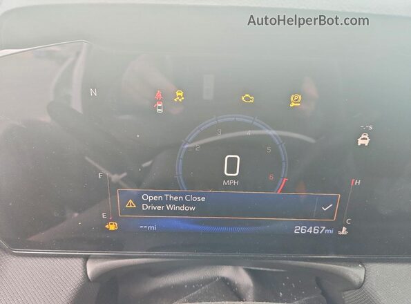 KL79MPSL4SB188716 2025 CHEVROLET TRAILBLAZER Белый Вид щитка приборов