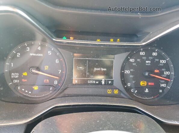 KL79MPSL6NB047781 2022 CHEVROLET TRAILBLAZER Black ხელსაწყოთა პანელის ხედი
