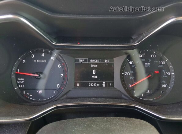 KL79MPSL6PB080699 2023 CHEVROLET TRAILBLAZER Белый Вид щитка приборов