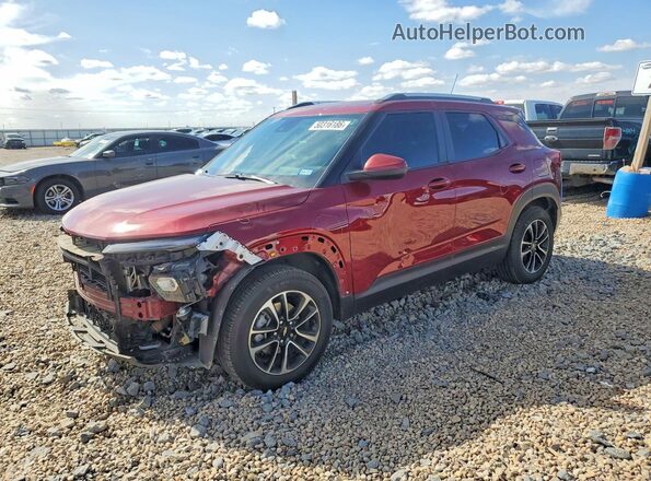 KL79MPSL7SB069915 2025 CHEVROLET TRAILBLAZER Темно-бордовый Передняя левая четверть