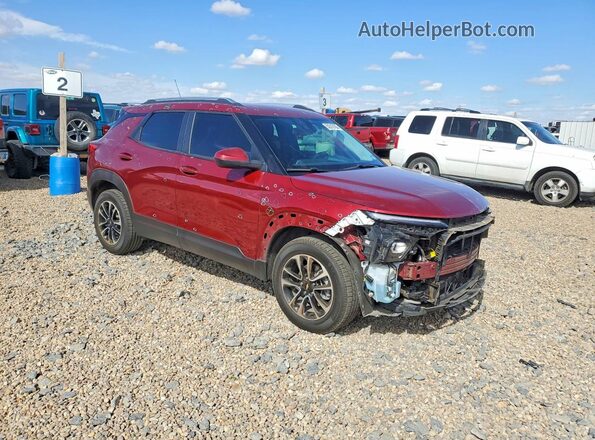 KL79MPSL7SB069915 2025 CHEVROLET TRAILBLAZER Темно-бордовый Передняя правая четверть