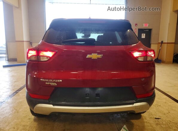 KL79MPSLXMB124621 2021 CHEVROLET TRAILBLAZER Красный Вид сзади