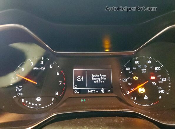 KL79MPSLXMB124621 2021 CHEVROLET TRAILBLAZER Красный Вид щитка приборов