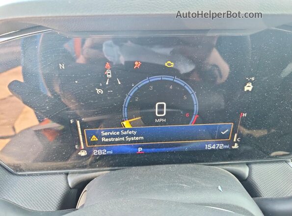 KL79MPSP4SB060883 2025 CHEVROLET TRAILBLAZER Синий Вид щитка приборов