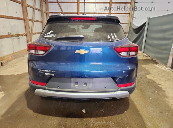 KL79MRSL0MB080866 2021 CHEVROLET TRAILBLAZER Blue Vista trasera