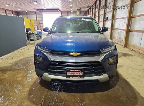 KL79MRSL0MB080866 2021 CHEVROLET TRAILBLAZER Blue Vista frontal