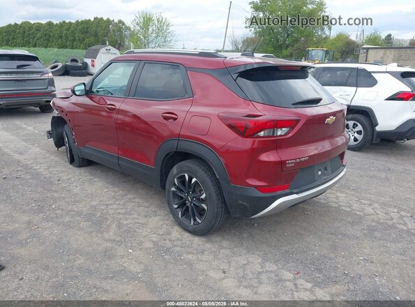 KL79MRSL0NB092856 2022 CHEVROLET TRAILBLAZER Бордовый Задняя левая четверть