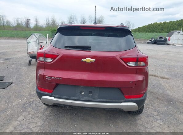 KL79MRSL0NB092856 2022 CHEVROLET TRAILBLAZER Бордовый 
