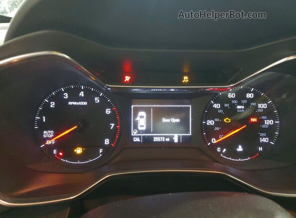 KL79MRSL1MB173797 2021 CHEVROLET TRAILBLAZER Черный Вид щитка приборов