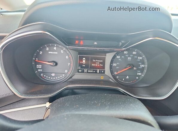 KL79MRSL2NB025353 2022 CHEVROLET TRAILBLAZER Gray Vista del cuadro de instrumentos