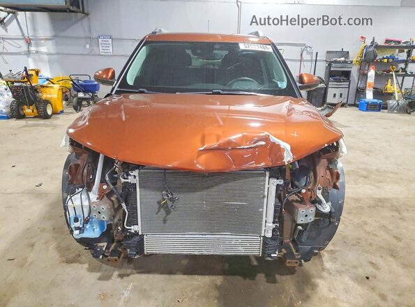 KL79MRSL3MB090873 2021 CHEVROLET TRAILBLAZER Orange Widok z przodu