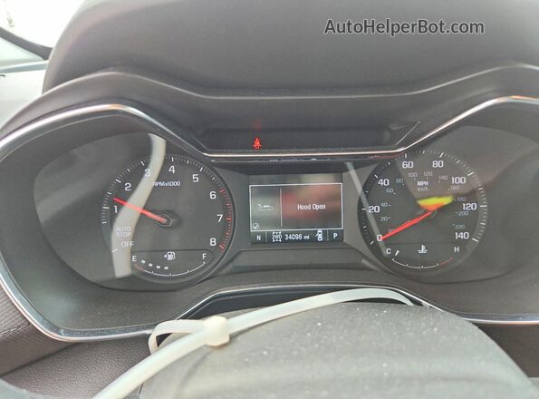 KL79MRSL6PB039601 2023 CHEVROLET TRAILBLAZER Синий Вид щитка приборов