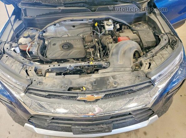 KL79MRSL9MB015272 2021 CHEVROLET TRAILBLAZER Синий Вид подкапотного пространства