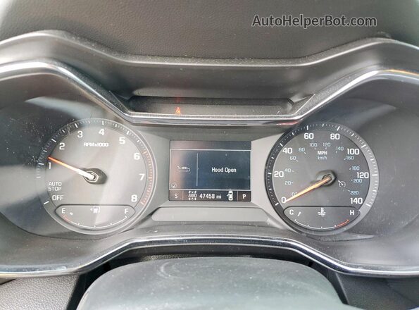 KL79MRSLXNB104995 2022 CHEVROLET TRAILBLAZER Черный Вид щитка приборов