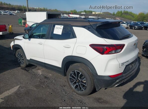 KL79MSSL2MB116452 2021 CHEVROLET TRAILBLAZER White Trasero izquierdo
