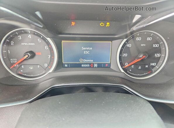 KL79MSSL9MB103407 2021 CHEVROLET TRAILBLAZER Tan ხელსაწყოთა პანელის ხედი