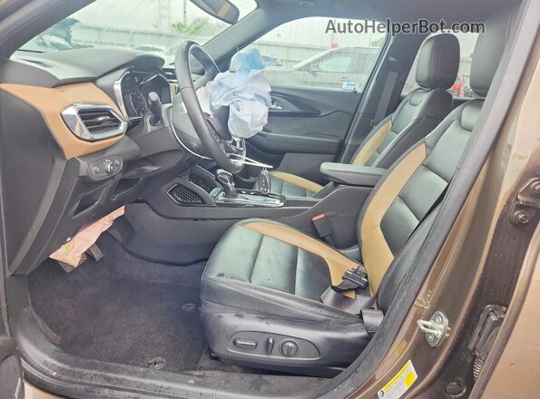 KL79MSSL9MB103407 2021 CHEVROLET TRAILBLAZER Tan წინა სალონის ხედი
