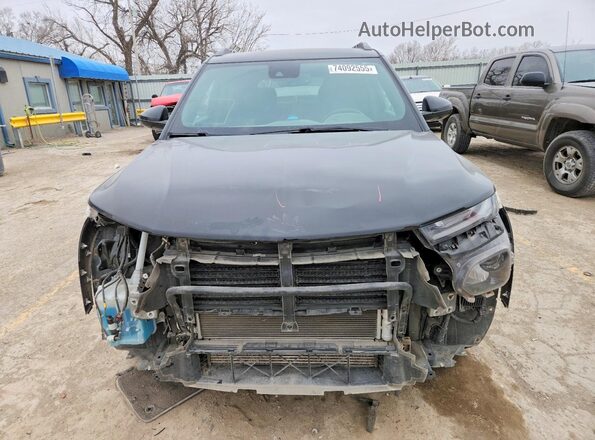 KL79MTSL1NB118166 2022 CHEVROLET TRAILBLAZER Black Front view
